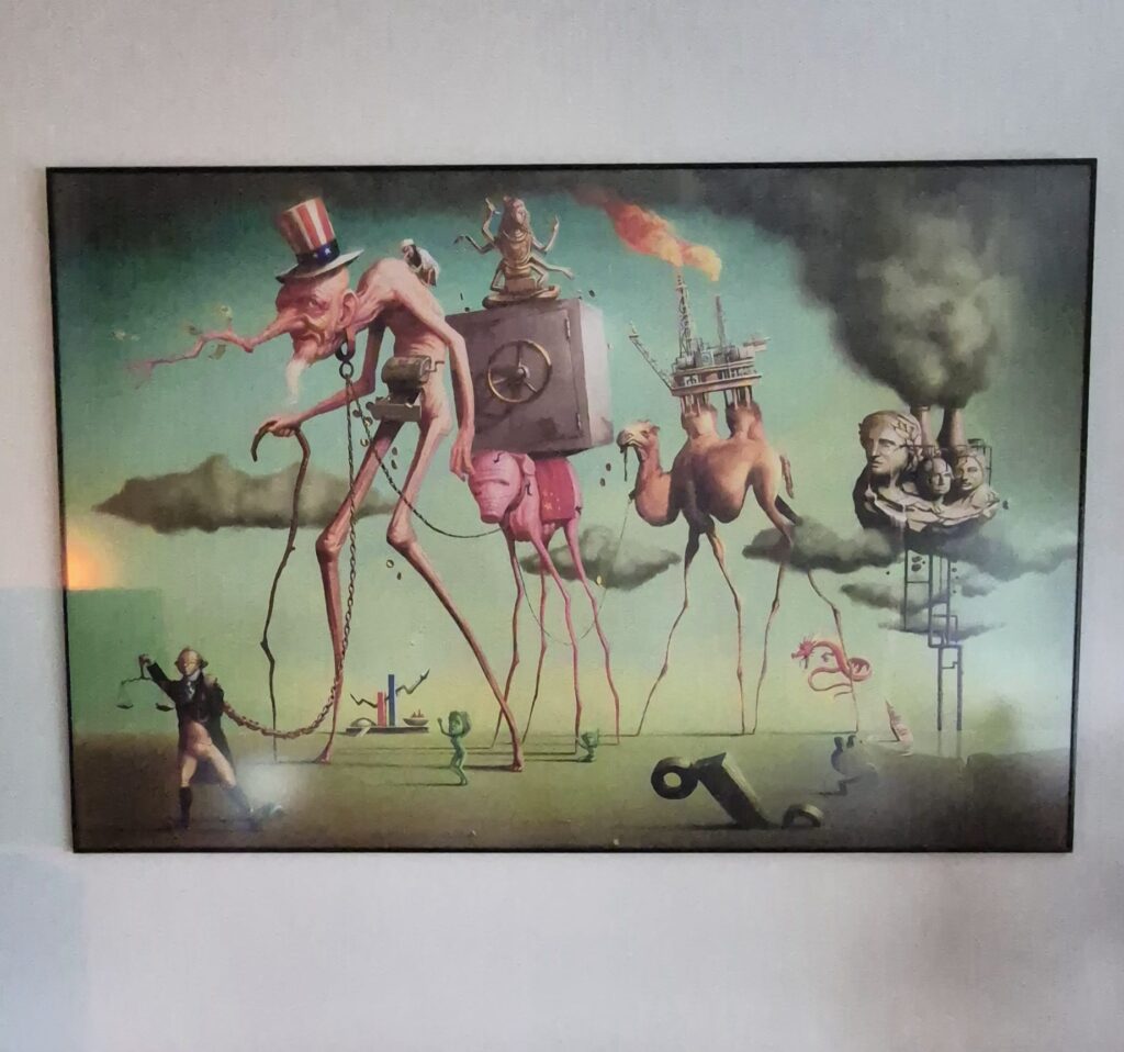 Print met aluminium frame